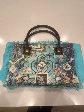 Myra Bag Turquoise Bohemian Purse/ Tote
